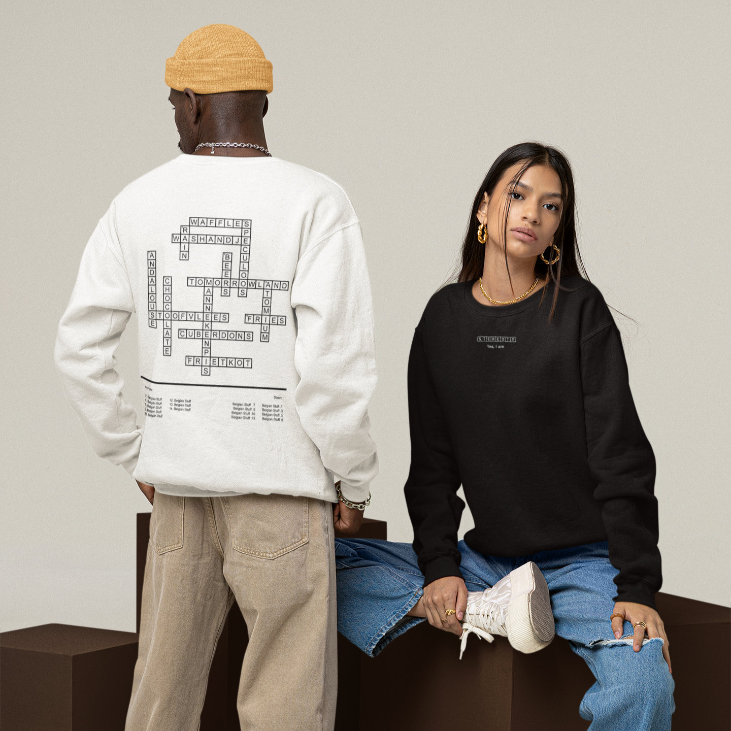 Stereoty™ - Belgium - Unisex Crewneck Sweatshirt